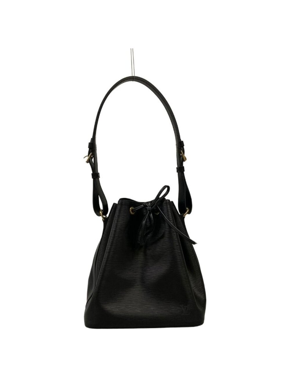 Louis Vuitton Shoulder Bag Epi Petit Noe Noir Leather